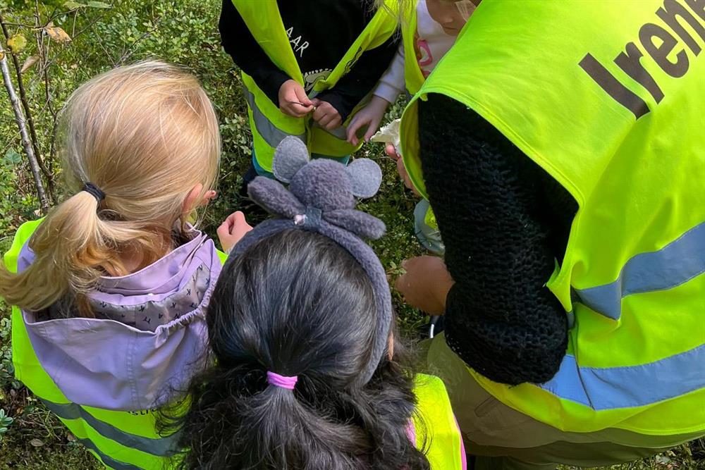 Skolestart - utelek - Klikk for stort bilde