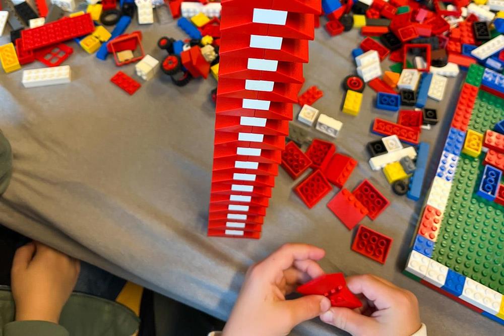 Skolestart - lego - Klikk for stort bilde